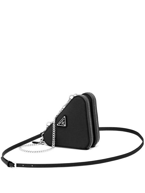 prada mini triangle crossbody bag.